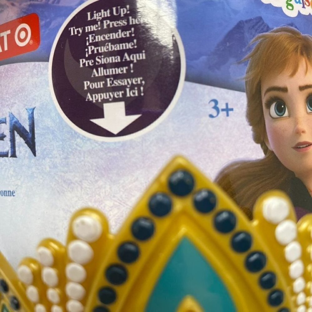 Target Disguise Kids' Disney Frozen Anna Light Up Halloween Costume Crown  B33 - Picture 6 of 8